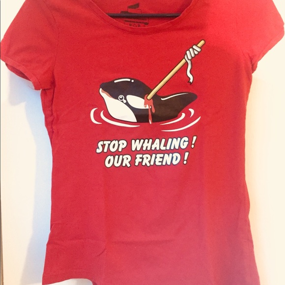 Stop Whaling Our Friend t-shirt - Picture 1 of 1